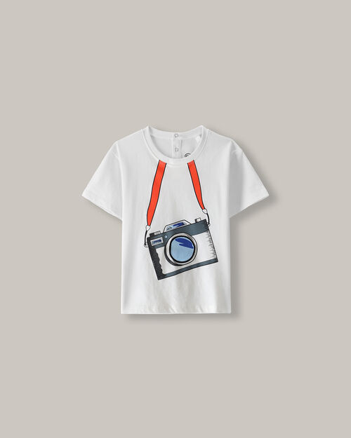 Playera Blanca Con Gráfico